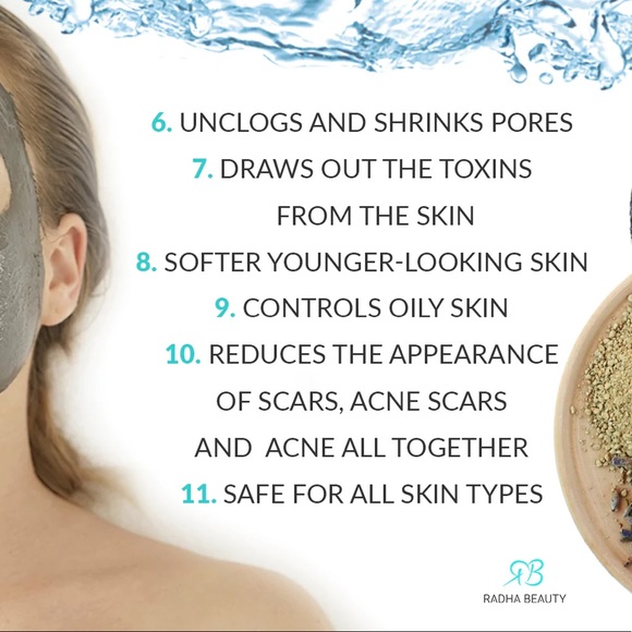 HP❤️ Clay Organic Detox Anti Aging AntiAcne Moisturizing Face and Body Mask - Picture 3 of 8